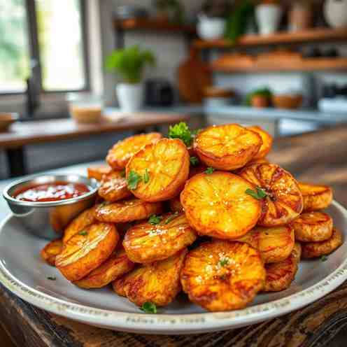 Crispy Fried Plantains - Best Sweet & Salty Snack Recipe